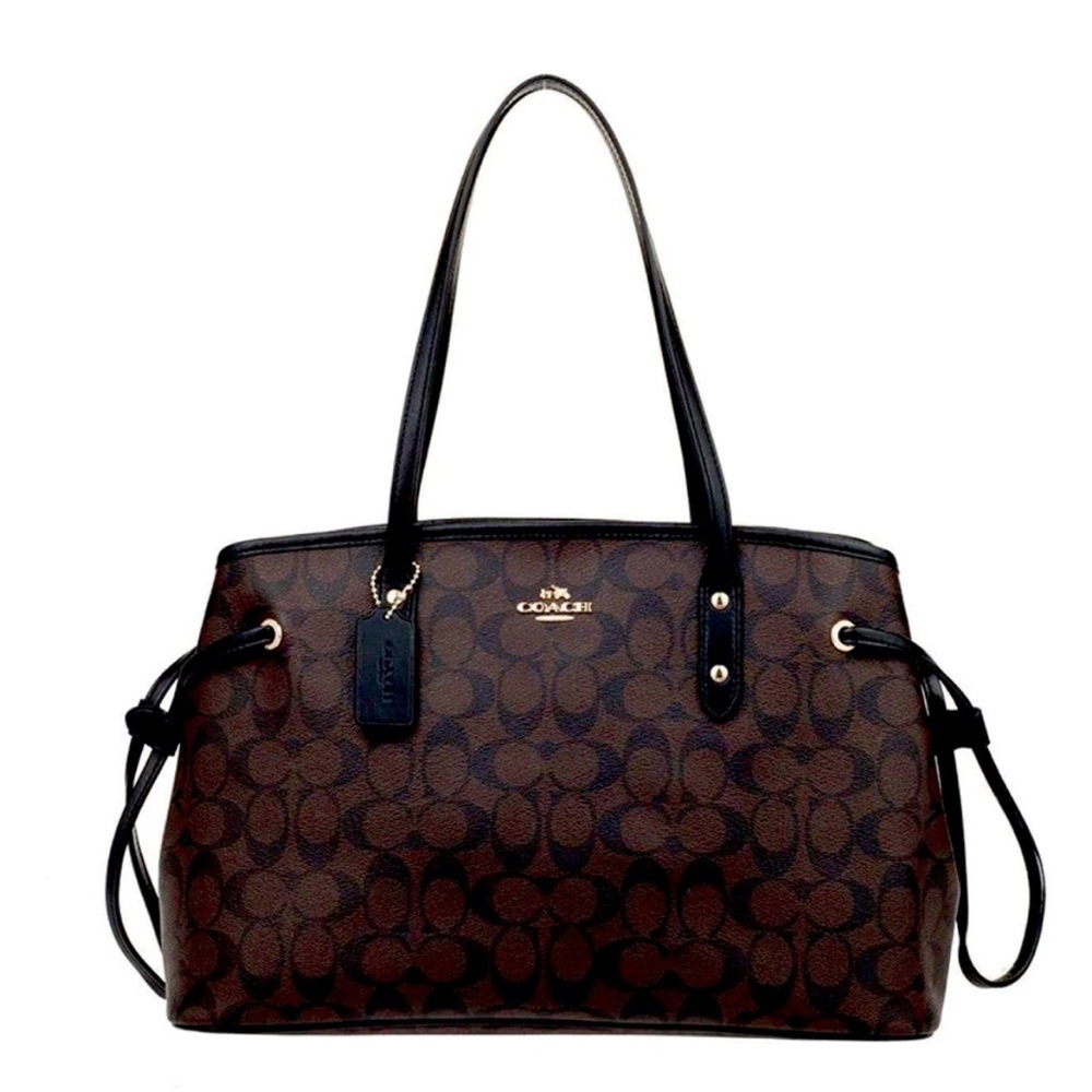 COACH Drawstring Carryall Signature Canvas